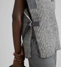 Prendas De Punto|Camisetas Y Tops|SIMORRA Chaleco punto fantasía Gris
