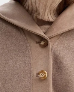 Prendas De Abrigo|Chaquetas|SIMORRA Chaqueta abertura mangas Marrón