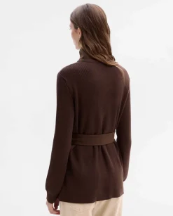 Prendas De Abrigo|Chaquetas|SIMORRA Chaqueta bimateria cinturón Marrón