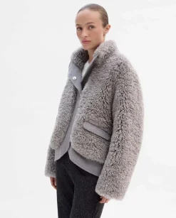 Prendas De Abrigo|Chaquetas|SIMORRA Chaqueta bomber borreguillo Gris