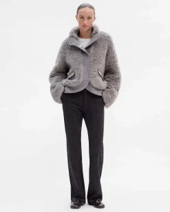Prendas De Abrigo|Chaquetas|SIMORRA Chaqueta bomber borreguillo Gris