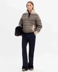Prendas De Abrigo|Prendas De Punto|SIMORRA Chaqueta bomber jacquard Negro