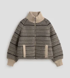Prendas De Abrigo|Prendas De Punto|SIMORRA Chaqueta bomber jacquard Negro