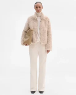Prendas De Abrigo|Chaquetas|SIMORRA Chaqueta corta de pelo Beige