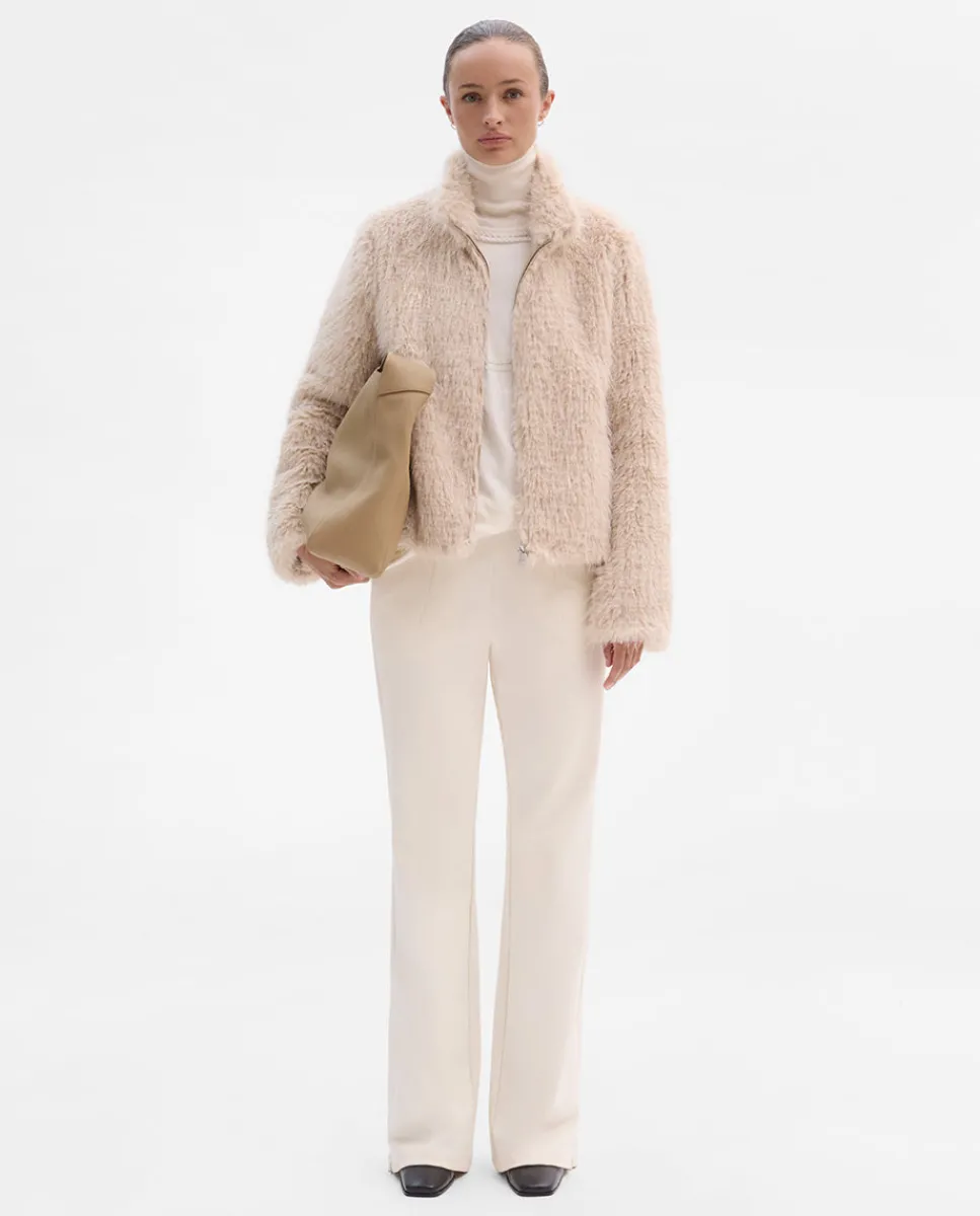 Prendas De Abrigo|Chaquetas|SIMORRA Chaqueta corta de pelo Beige