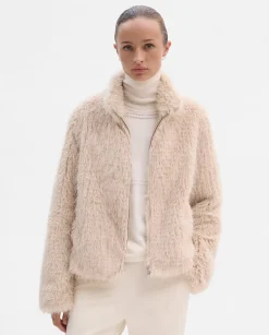 Prendas De Abrigo|Chaquetas|SIMORRA Chaqueta corta de pelo Beige