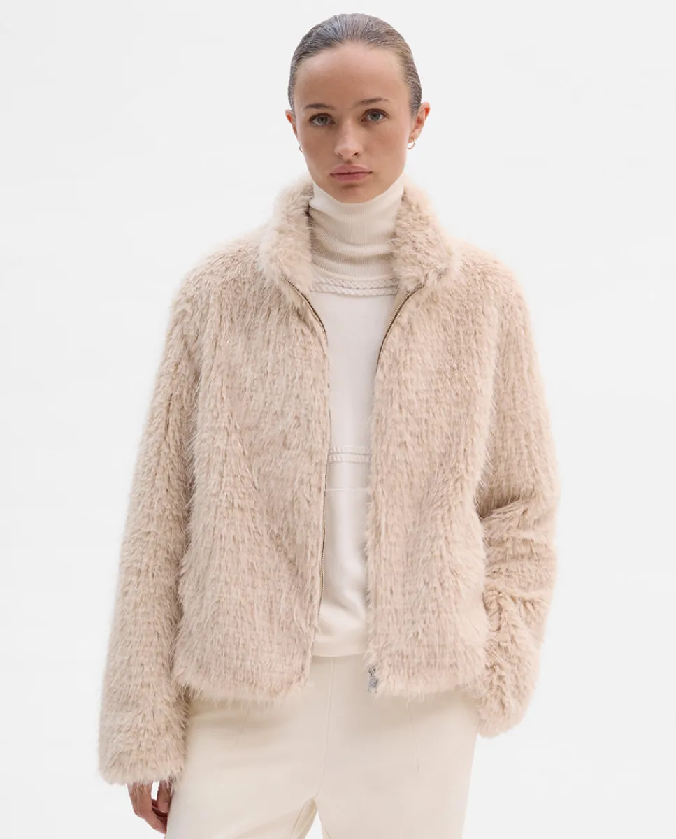 Prendas De Abrigo|Chaquetas|SIMORRA Chaqueta corta de pelo Beige