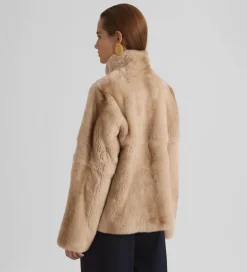 Prendas De Abrigo|Chaquetas|SIMORRA Chaqueta corta pelo Beige