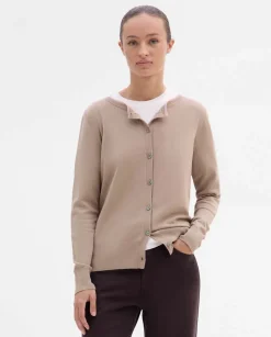 Prendas De Punto|Jerséis Y Cárdigans|SIMORRA Chaqueta de punto bicolor Beige