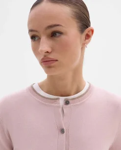 Prendas De Punto|Jerséis Y Cárdigans|SIMORRA Chaqueta de punto bicolor Rosa