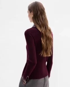 Prendas De Punto|Jerséis Y Cárdigans|SIMORRA Chaqueta de punto combinado Rojo