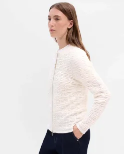 Jerséis Y Cárdigans|SIMORRA Chaqueta de punto fantasía Blanco