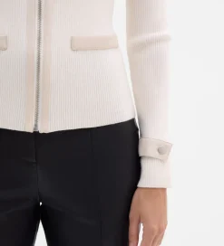 Prendas De Punto|Jerséis Y Cárdigans|SIMORRA Chaqueta punto efecto piel Beige
