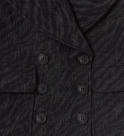 Fiesta|Prendas De Abrigo|SIMORRA Chaqueta solapas cruzada Negro