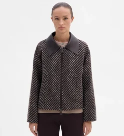 Prendas De Abrigo|Chaquetas|SIMORRA Chaqueta tejido fantasía Marrón