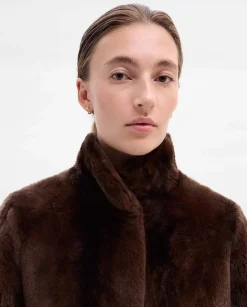Prendas De Abrigo|Chaquetas|SIMORRA Chaquetón corto pelo Marrón