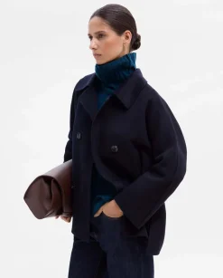 Prendas De Abrigo|Chaquetas|SIMORRA Chaquetón cruce doble faz Azul