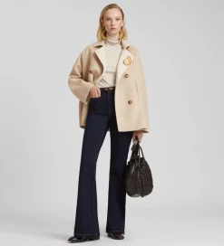 Prendas De Abrigo|Chaquetas|SIMORRA Chaquetón doble faz cruce Beige