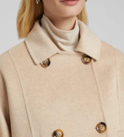 Prendas De Abrigo|Chaquetas|SIMORRA Chaquetón doble faz cruce Beige