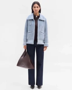 Prendas De Abrigo|Chaquetas|SIMORRA Chaquetón efecto borreguillo Azul