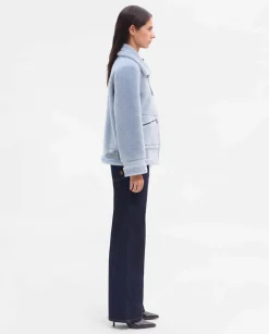Prendas De Abrigo|Chaquetas|SIMORRA Chaquetón efecto borreguillo Azul