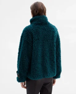 Prendas De Abrigo|SIMORRA Chaquetón efecto pelo Azul