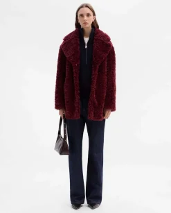 Prendas De Abrigo|Chaquetas|SIMORRA Chaquetón efecto pelo Rojo