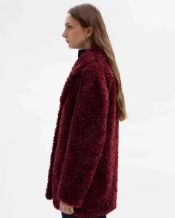 Prendas De Abrigo|Chaquetas|SIMORRA Chaquetón efecto pelo Rojo