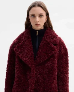Prendas De Abrigo|Chaquetas|SIMORRA Chaquetón efecto pelo Rojo