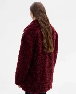 Prendas De Abrigo|Chaquetas|SIMORRA Chaquetón efecto pelo Rojo