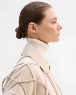 Prendas De Abrigo|SIMORRA Chaquetón lana bimateria Beige