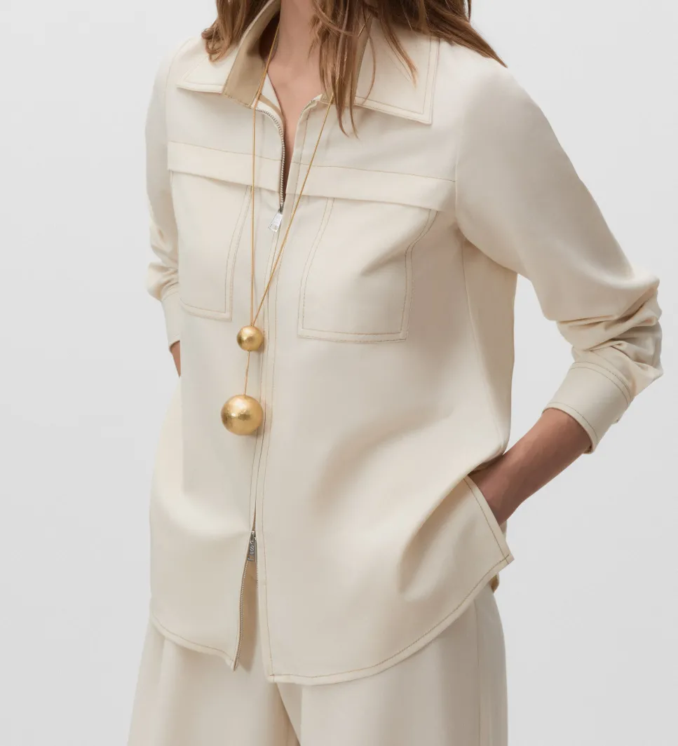 Bisutería|SIMORRA Collar largo bolas Oro