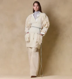 Prendas De Punto|Jerséis Y Cárdigans|SIMORRA Cárdigan largo combinado Beige