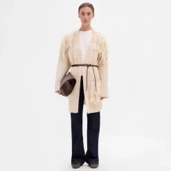Prendas De Punto|Jerséis Y Cárdigans|SIMORRA Cárdigan largo combinado Beige