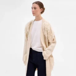 Prendas De Punto|Jerséis Y Cárdigans|SIMORRA Cárdigan largo combinado Beige