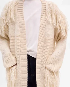 Prendas De Punto|Jerséis Y Cárdigans|SIMORRA Cárdigan largo combinado Beige