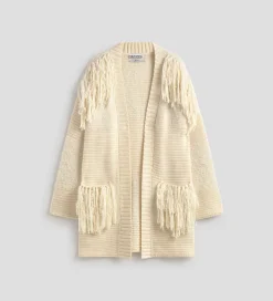 Prendas De Punto|Jerséis Y Cárdigans|SIMORRA Cárdigan largo combinado Beige