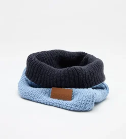 Bufandas Y Cuellos|SIMORRA Cuello tricot reversible Azul