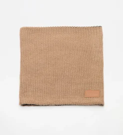 Bufandas Y Cuellos|SIMORRA Cuello tricot reversible Beige