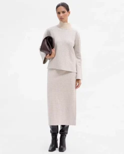 Prendas De Punto|Pantalones Y Faldas|SIMORRA Falda jacquard punto Gris