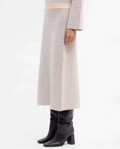 Prendas De Punto|Pantalones Y Faldas|SIMORRA Falda jacquard punto Gris