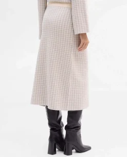 Prendas De Punto|Pantalones Y Faldas|SIMORRA Falda jacquard punto Gris