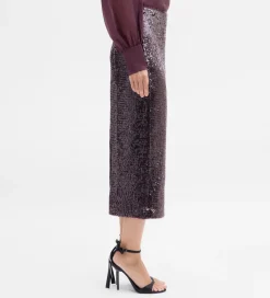 Fiesta|Pantalones Y Faldas|SIMORRA Falda midi lentejuelas Rojo