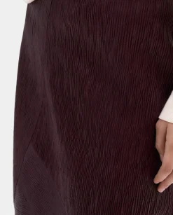 Pantalones Y Faldas|SIMORRA Falda midi textura Rojo