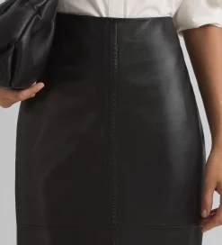 Fiesta|Pantalones Y Faldas|SIMORRA Falda napa midi Negro