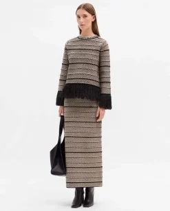 Prendas De Punto|Pantalones Y Faldas|SIMORRA Falda punto jacquard Negro
