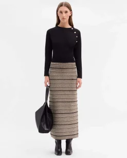 Prendas De Punto|Pantalones Y Faldas|SIMORRA Falda punto jacquard Negro