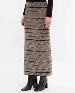 Prendas De Punto|Pantalones Y Faldas|SIMORRA Falda punto jacquard Negro