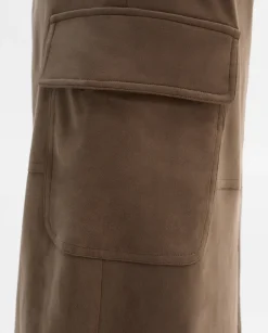 Pantalones Y Faldas|SIMORRA Falda tubo antelina Verde