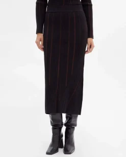 Prendas De Punto|Pantalones Y Faldas|SIMORRA Falda tubo canalé Negro